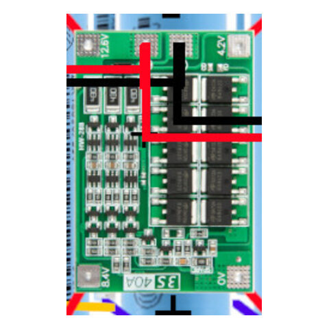 3S 40 A BMS protection board