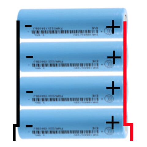 18650 lithium cells ×4